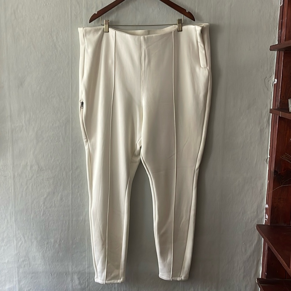 Plus Size Swiss Tech Cream Pants - Size 3X - never worn